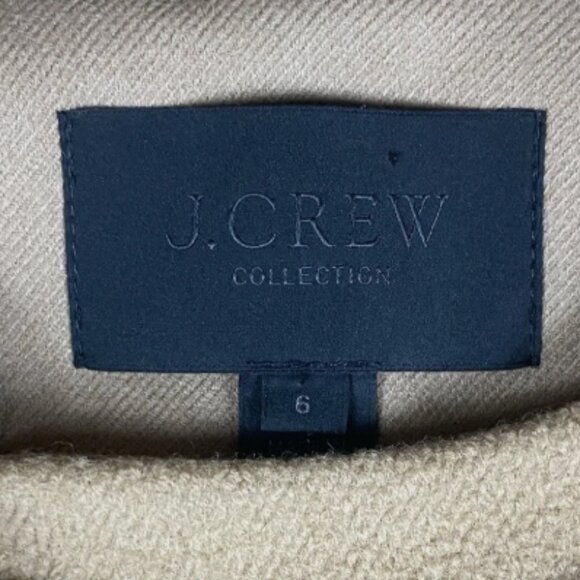 J. Crew Collection double faced Italian Wool Camel Sleeveless Coat Vest 6 - Picture 10 of 14